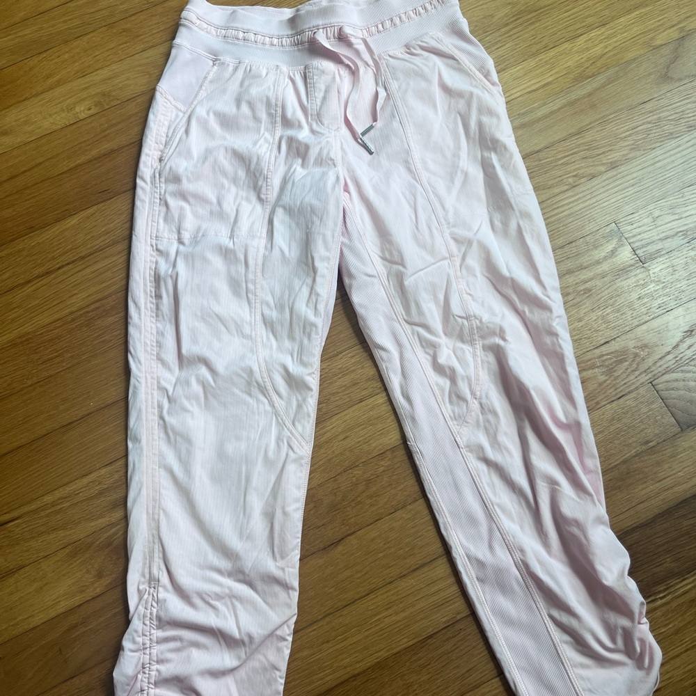 Lululemon Strawberry Milkshake Dance Studio Mid-Rise Crop Pants
